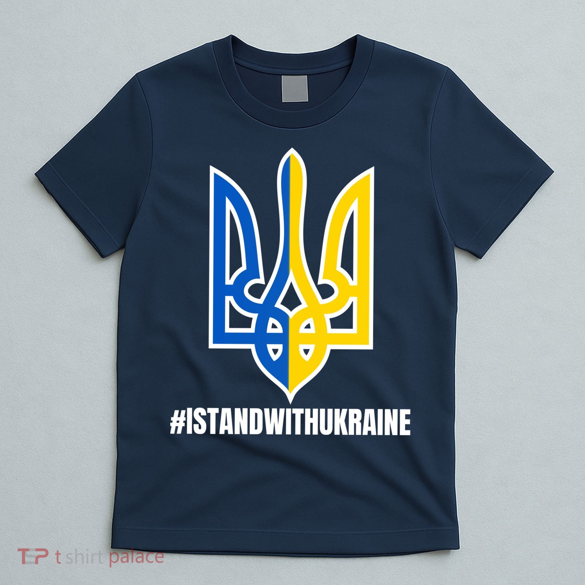 I Stand With Ukraine Flag Support Free Ukrainians T-Shirt