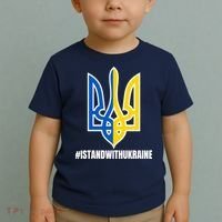 I Stand With Ukraine Flag Support Free Ukrainians Toddler T-Shirt thumb 2
