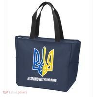 I Stand With Ukraine Flag Support Free Ukrainians Tote Bag thumb 3