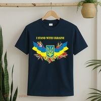 I Stand With Ukraine Floral T-Shirt thumb 2