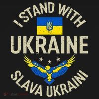 I Stand With Ukraine Slava Ukraini Glory To Ukraine Support Women's Hoodie thumb 2