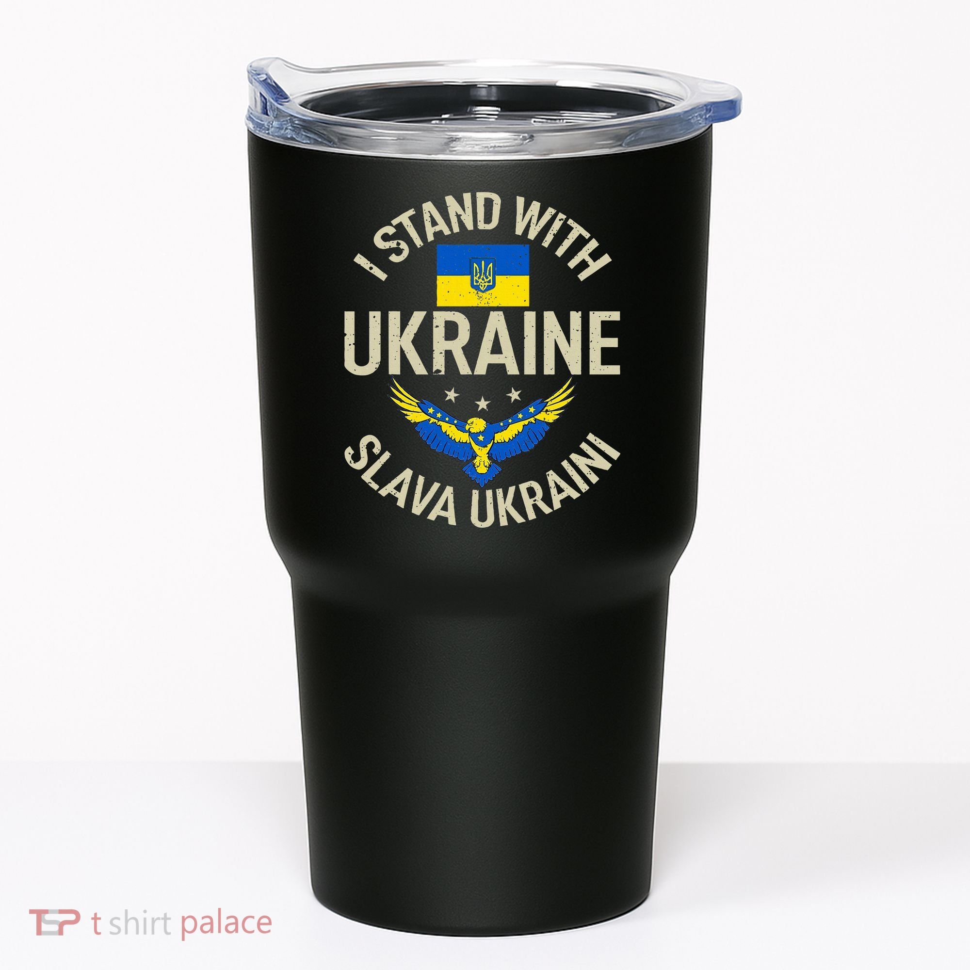 I Stand With Ukraine Slava Ukraini Glory To Ukraine Support Tumbler