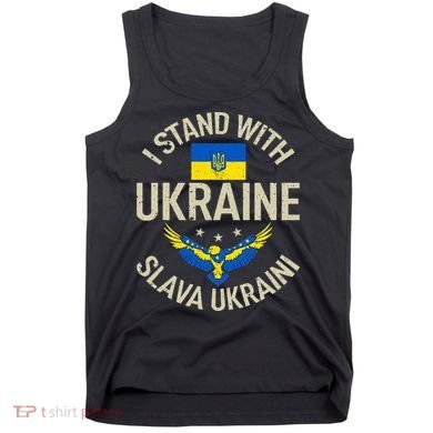 I Stand With Ukraine Slava Ukraini Glory To Ukraine Support Tank Top