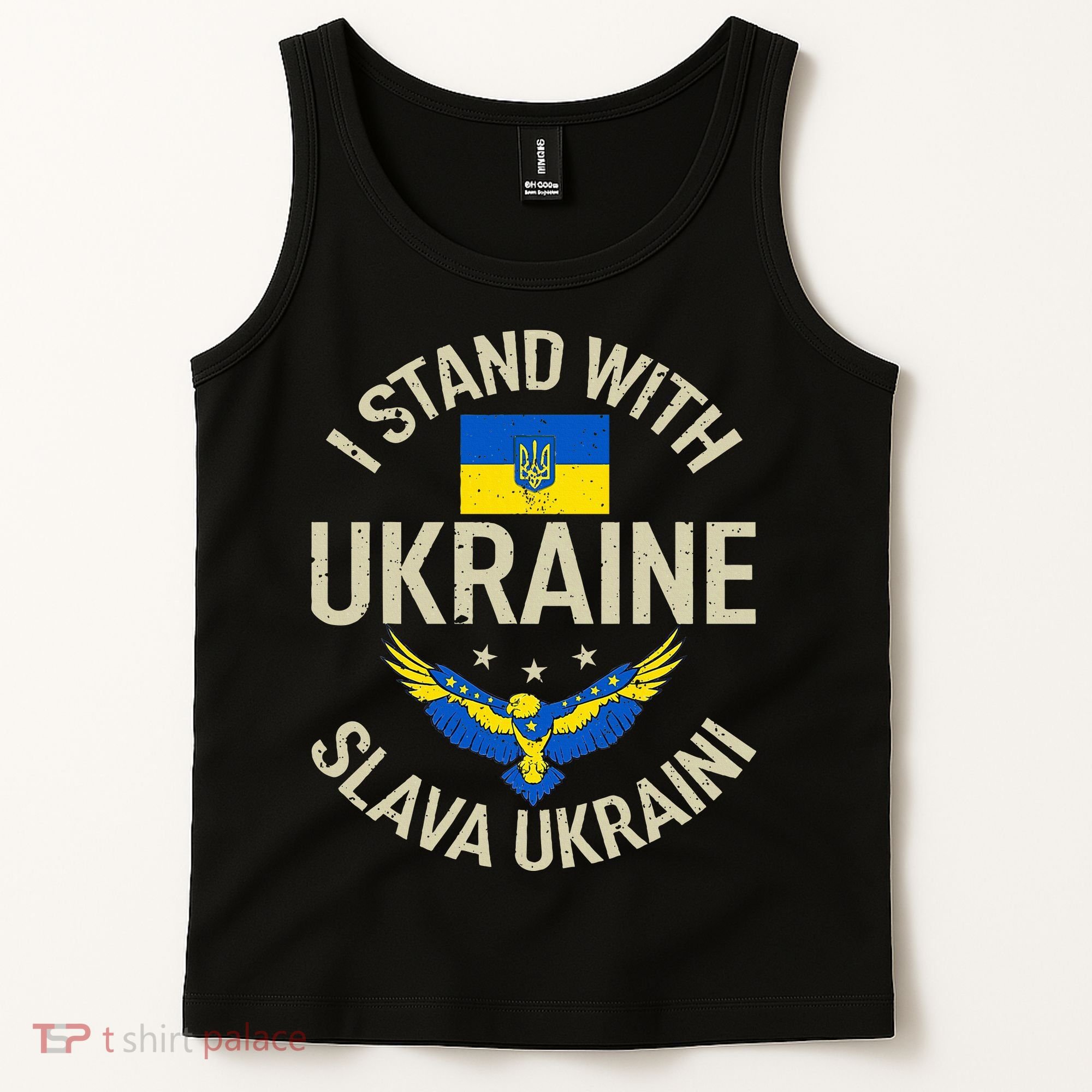 I Stand With Ukraine Slava Ukraini Glory To Ukraine Support Tank Top