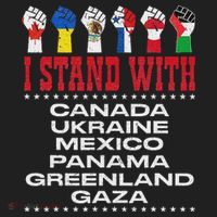 I Stand With Canada Greenland Mexico Panama Gaza Ukraine Hat thumb 2