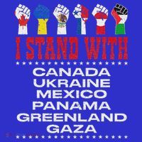 I Stand With Canada Greenland Mexico Panama Gaza Ukraine T-Shirt thumb 7