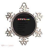 I Stand With Canada Greenland Mexico Panama Gaza Ukraine Ornament thumb 0