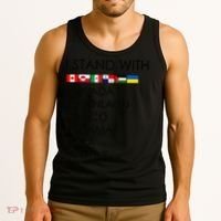 I Stand With Canada Greenland Mexico Panama Gaza Ukraine Tank Top thumb 3