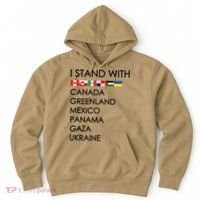 I Stand With Canada Greenland Mexico Panama Gaza Ukraine Hoodie thumb 0