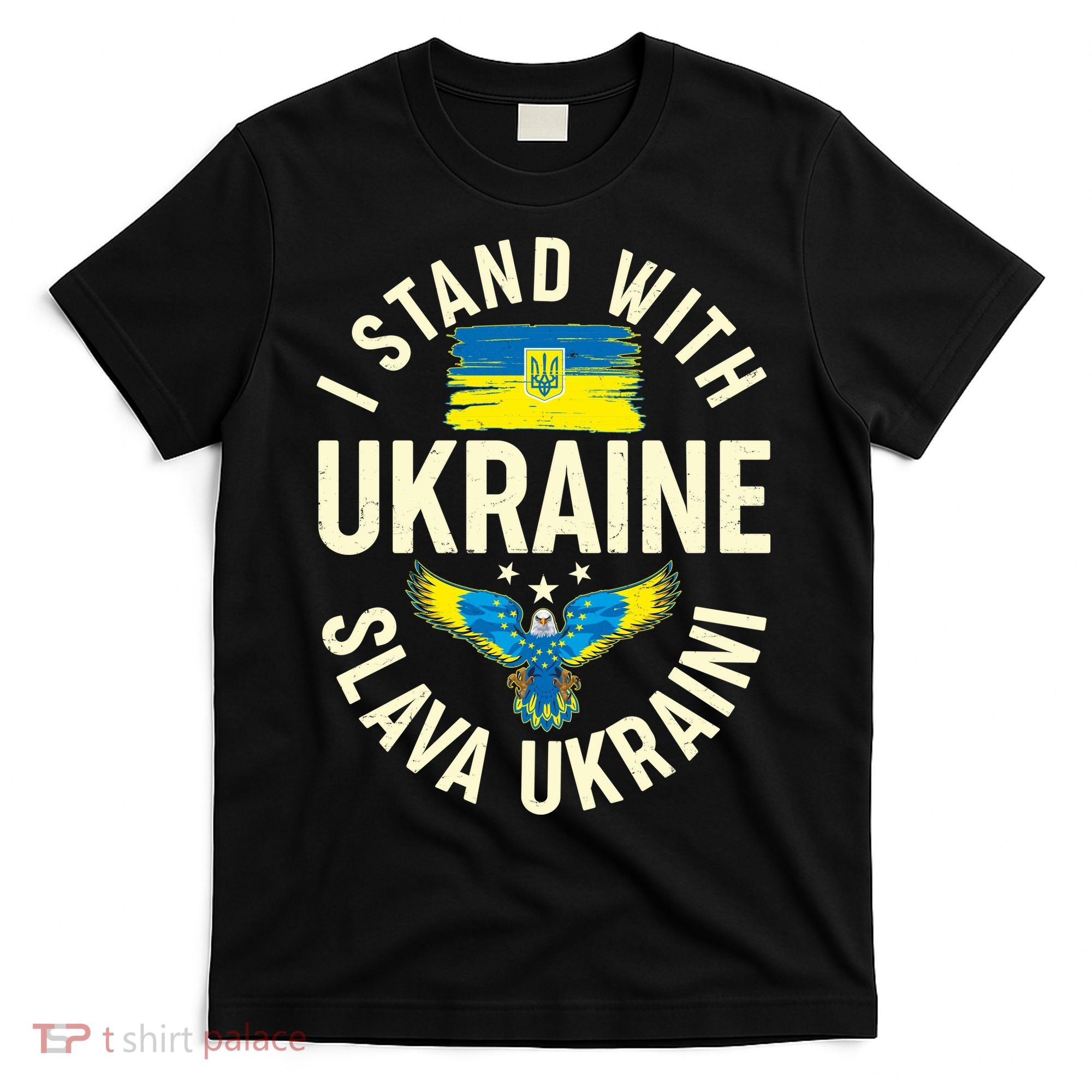 I Stand With Ukraine Slava Ukraini T-Shirt
