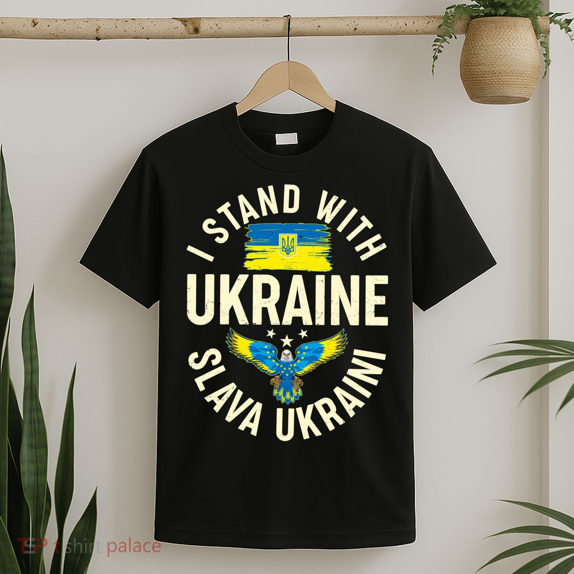 I Stand With Ukraine Slava Ukraini T-Shirt