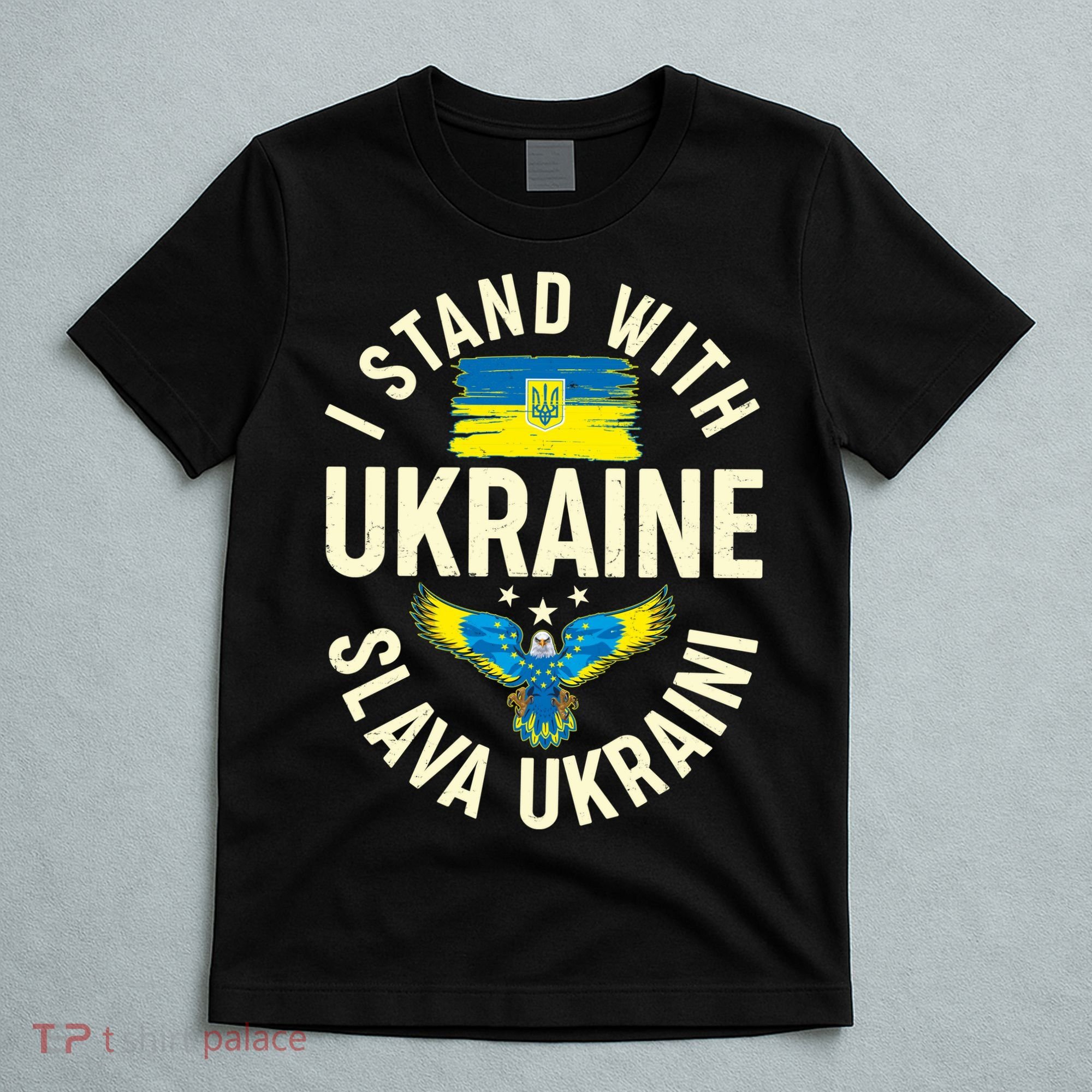 I Stand With Ukraine Slava Ukraini T-Shirt