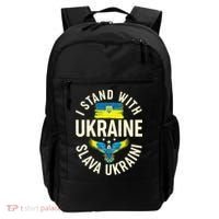 I Stand With Ukraine Slava Ukraini Backpack thumb 0