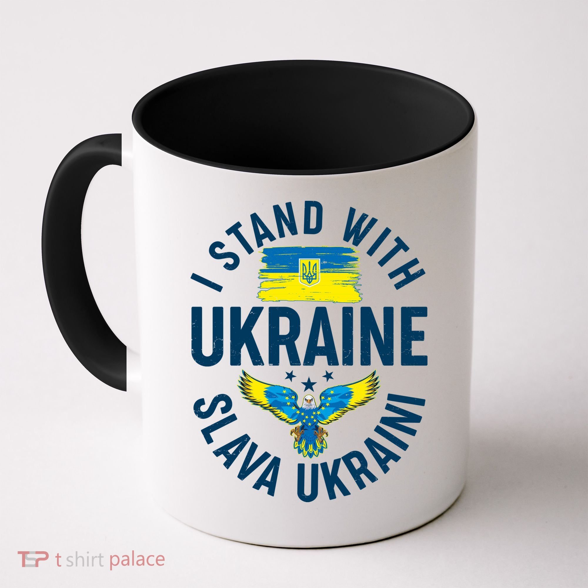 I Stand With Ukraine Slava Ukraini Coffee Mug