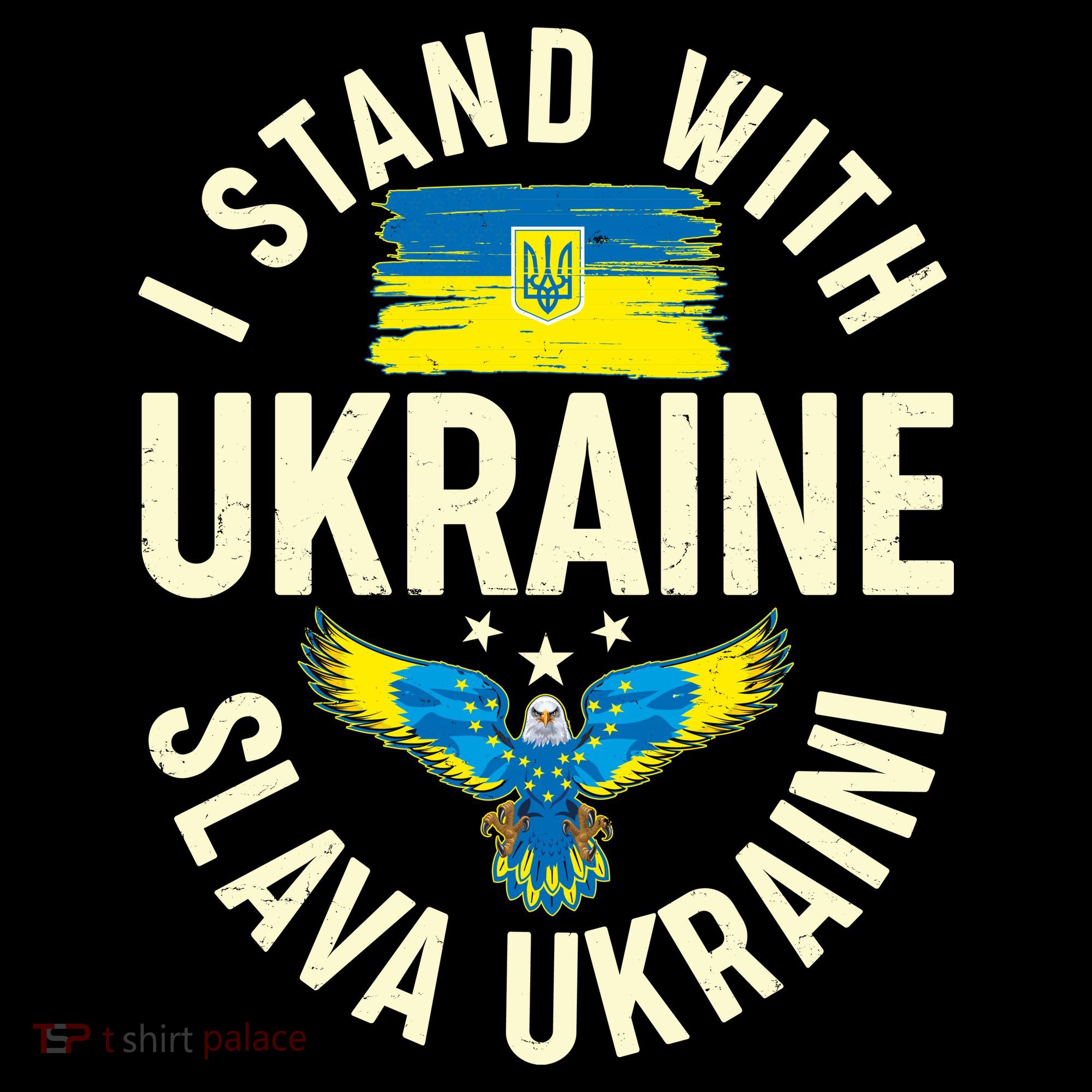 I Stand With Ukraine Slava Ukraini Women's Hoodie