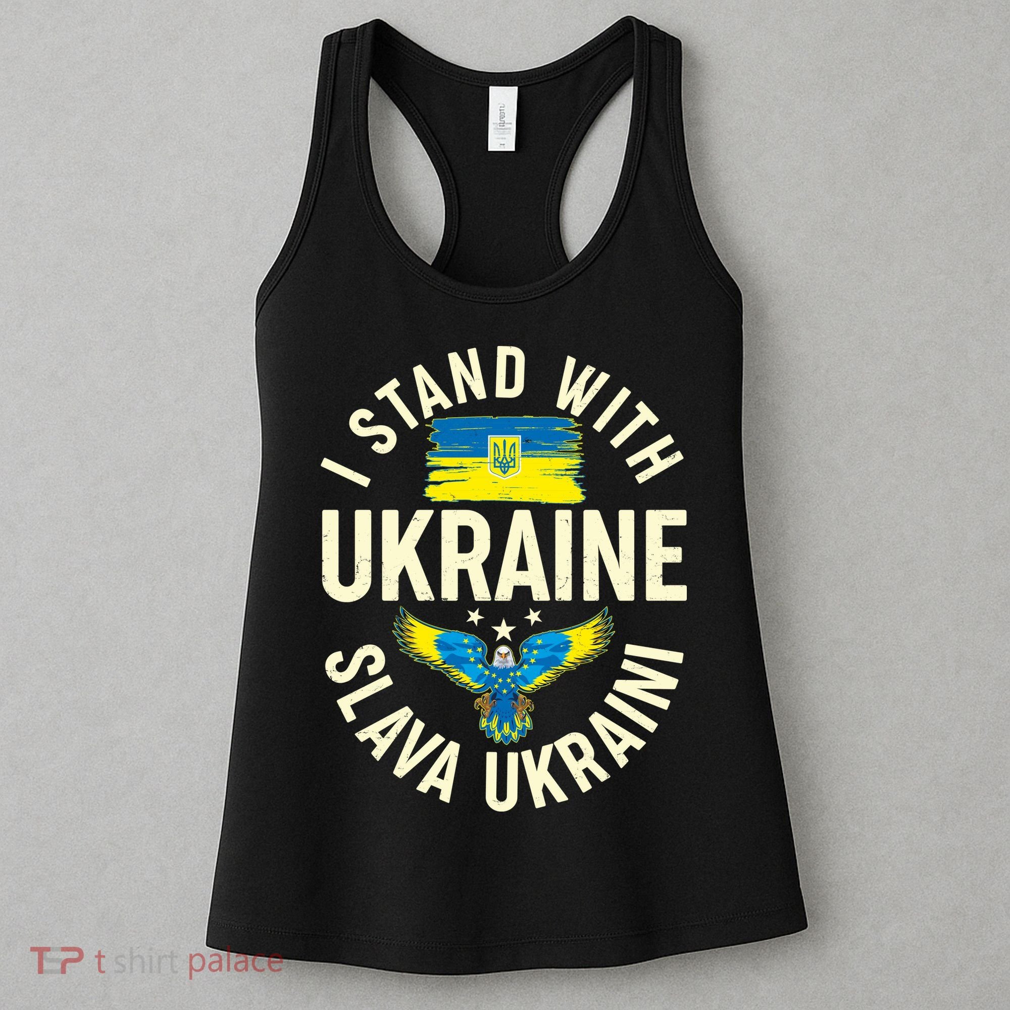 I Stand With Ukraine Slava Ukraini Women's Tank Top