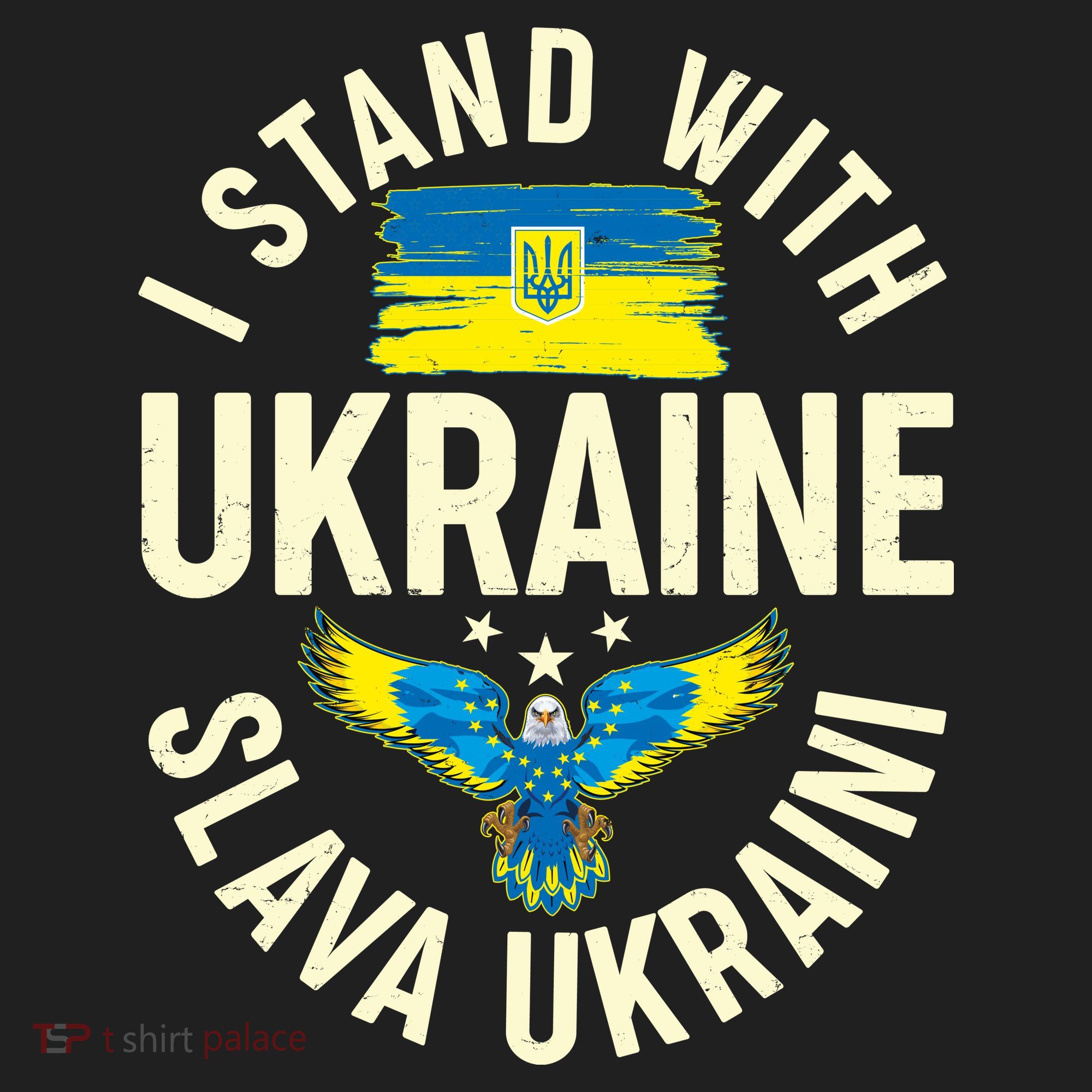 I Stand With Ukraine Slava Ukraini Hat
