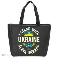 I Stand With Ukraine Slava Ukraini Tote Bag thumb 0