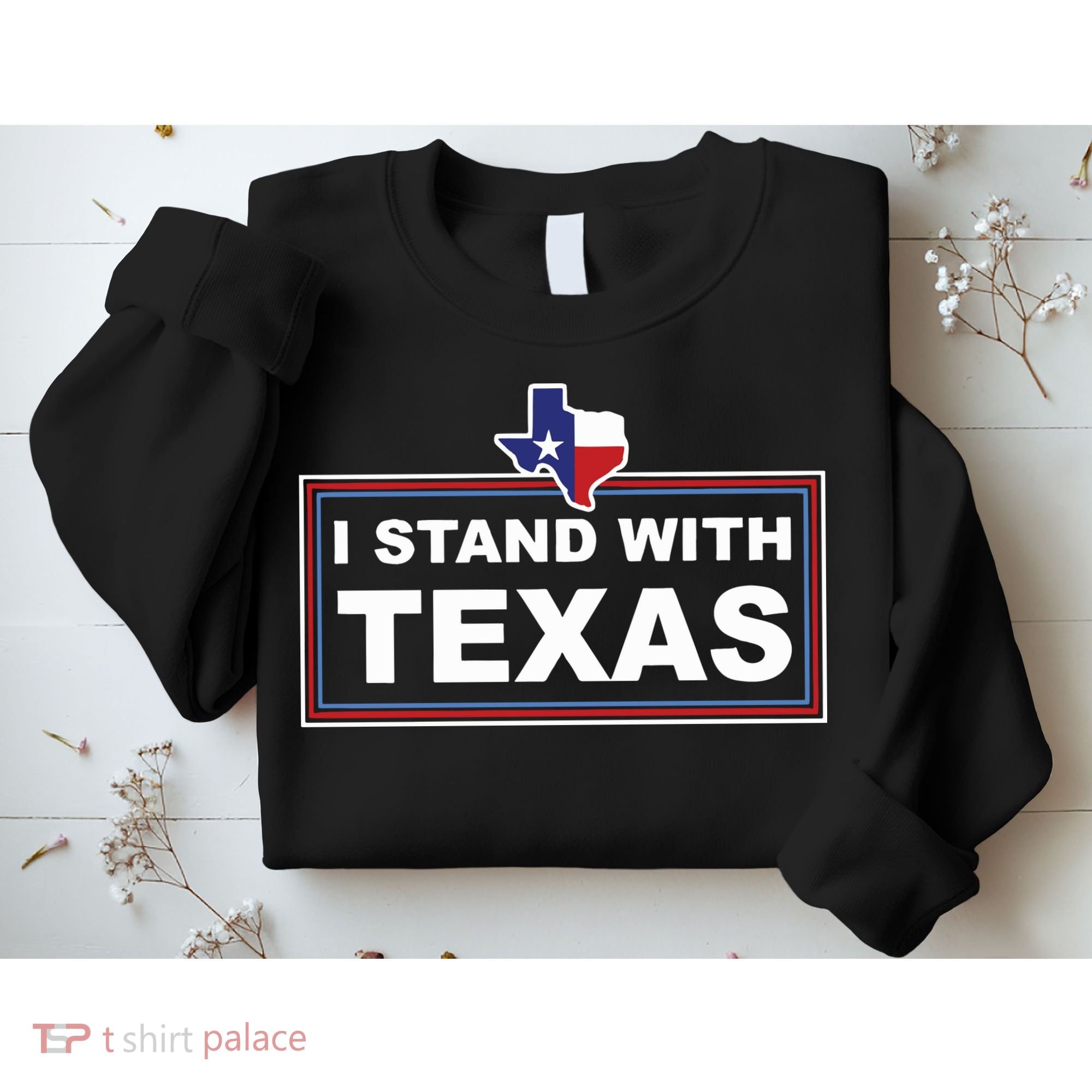I Stand With Texas Luke Rudkow Sweatshirt