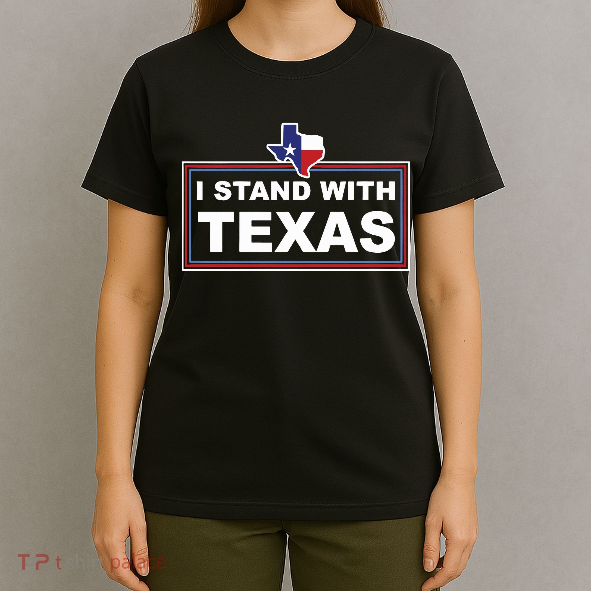 I Stand With Texas Luke Rudkow T-Shirt