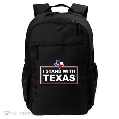 I Stand With Texas Luke Rudkow Backpack