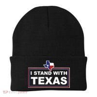 I Stand With Texas Luke Rudkow Beanie thumb 0
