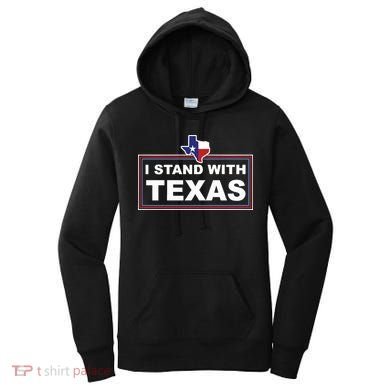 I Stand With Texas Luke Rudkow Women's Hoodie