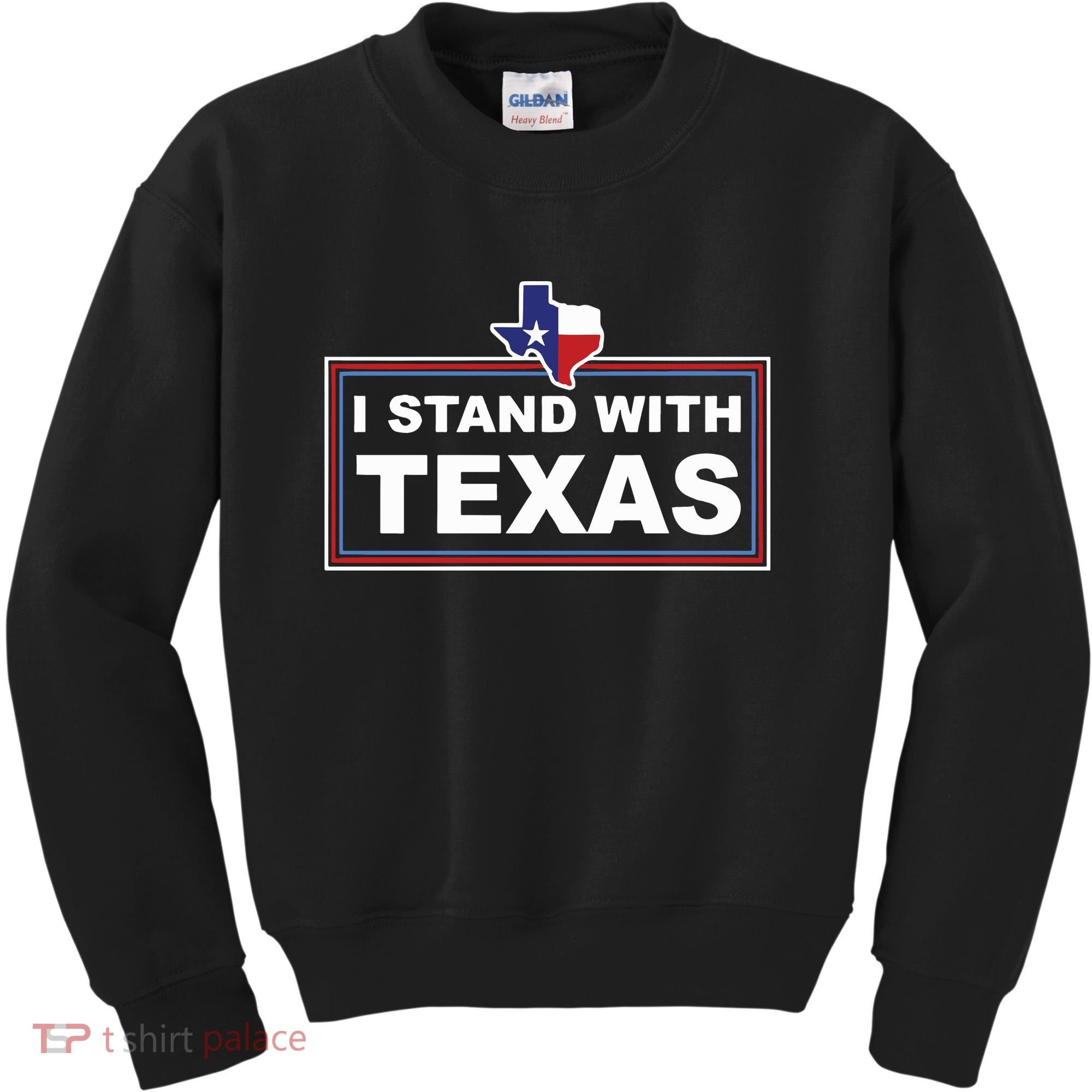 I Stand With Texas Luke Rudkow Kids Sweatshirt