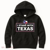 I Stand With Texas Luke Rudkow Kids Hoodie thumb 0