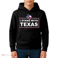 I Stand With Texas Luke Rudkow Kids Hoodie thumb 4