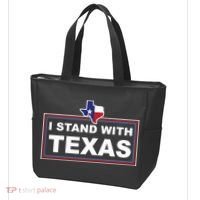 I Stand With Texas Luke Rudkow Tote Bag thumb 3