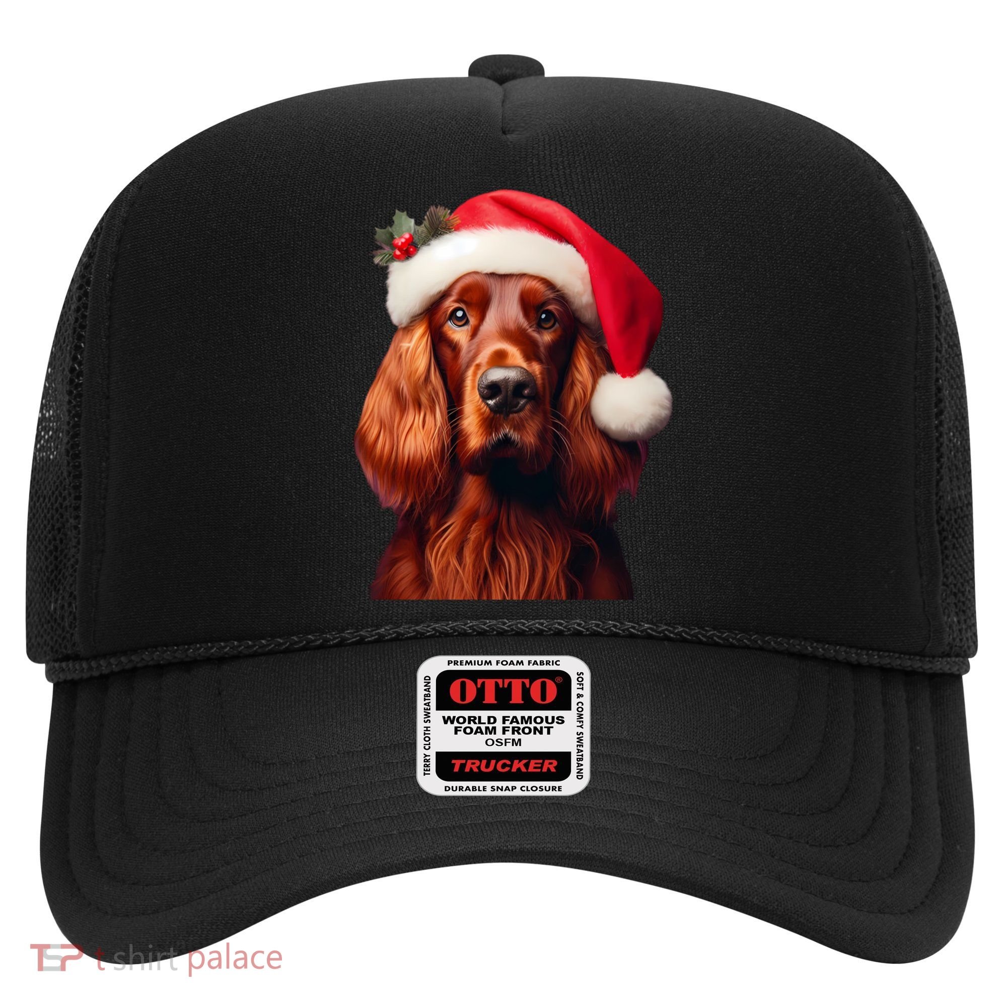 Irish Setter With Santa Hat Christmas Dog Owner Lover Mom Gift Hat
