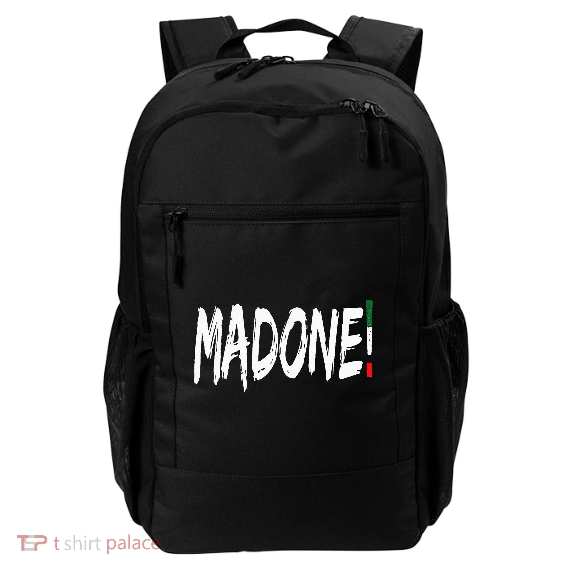 Italian Slang Word Madone Backpack