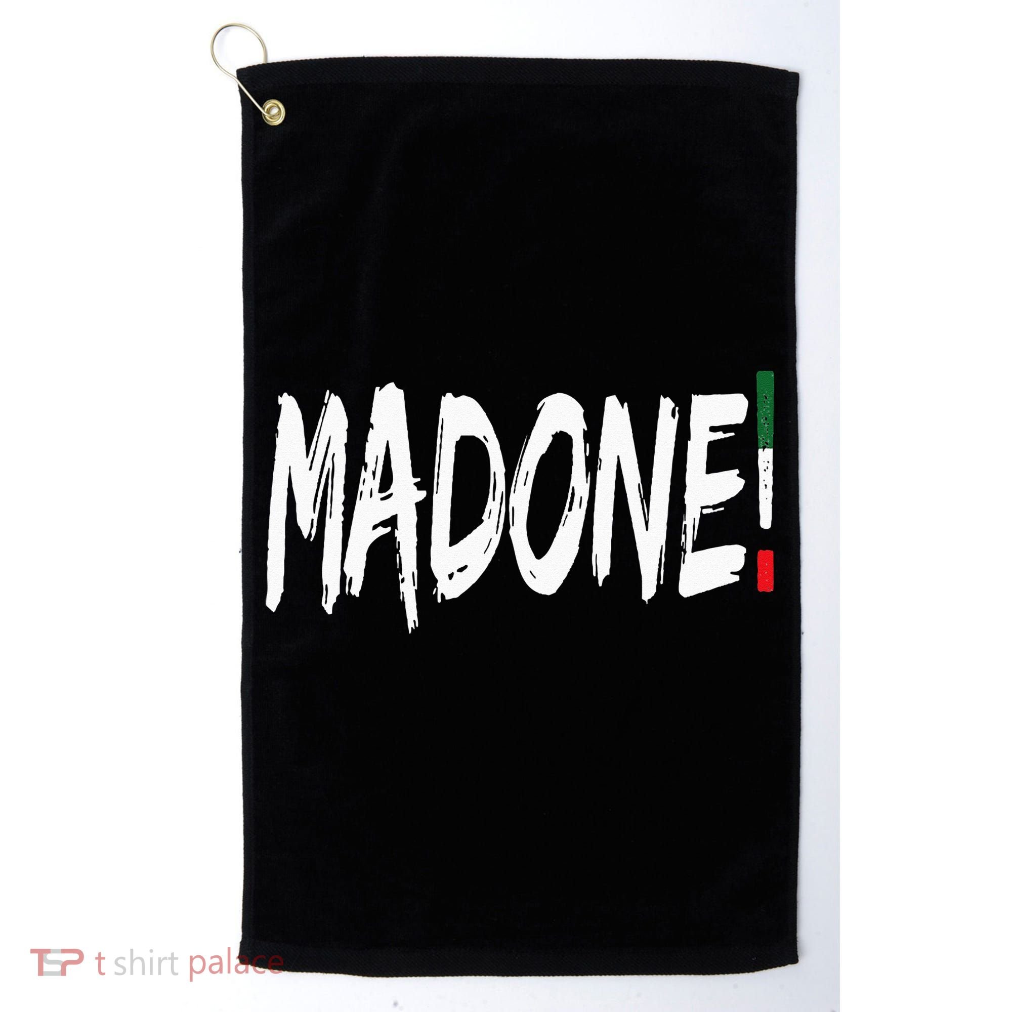 Italian Slang Word Madone Golf Towel