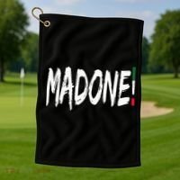 Italian Slang Word Madone Golf Towel thumb 1