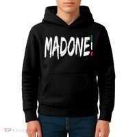 Italian Slang Word Madone Kids Hoodie thumb 4