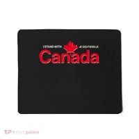 I Stand With Je Soutiens Le Canada English French Mousepad thumb 0