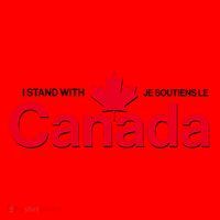 I Stand With Je Soutiens Le Canada English French Santa Hat thumb 1