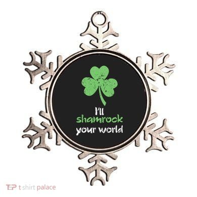 I'll Shamrock Your World Saint St Patrick's Paddys Day Gift Ornament