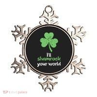 I'll Shamrock Your World Saint St Patrick's Paddys Day Gift Ornament thumb 0