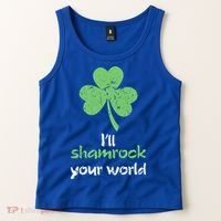 I'll Shamrock Your World Saint St Patrick's Paddys Day Gift Tank Top thumb 2