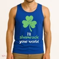I'll Shamrock Your World Saint St Patrick's Paddys Day Gift Tank Top thumb 3