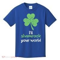 I'll Shamrock Your World Saint St Patrick's Paddys Day Gift Kids T-Shirt thumb 0