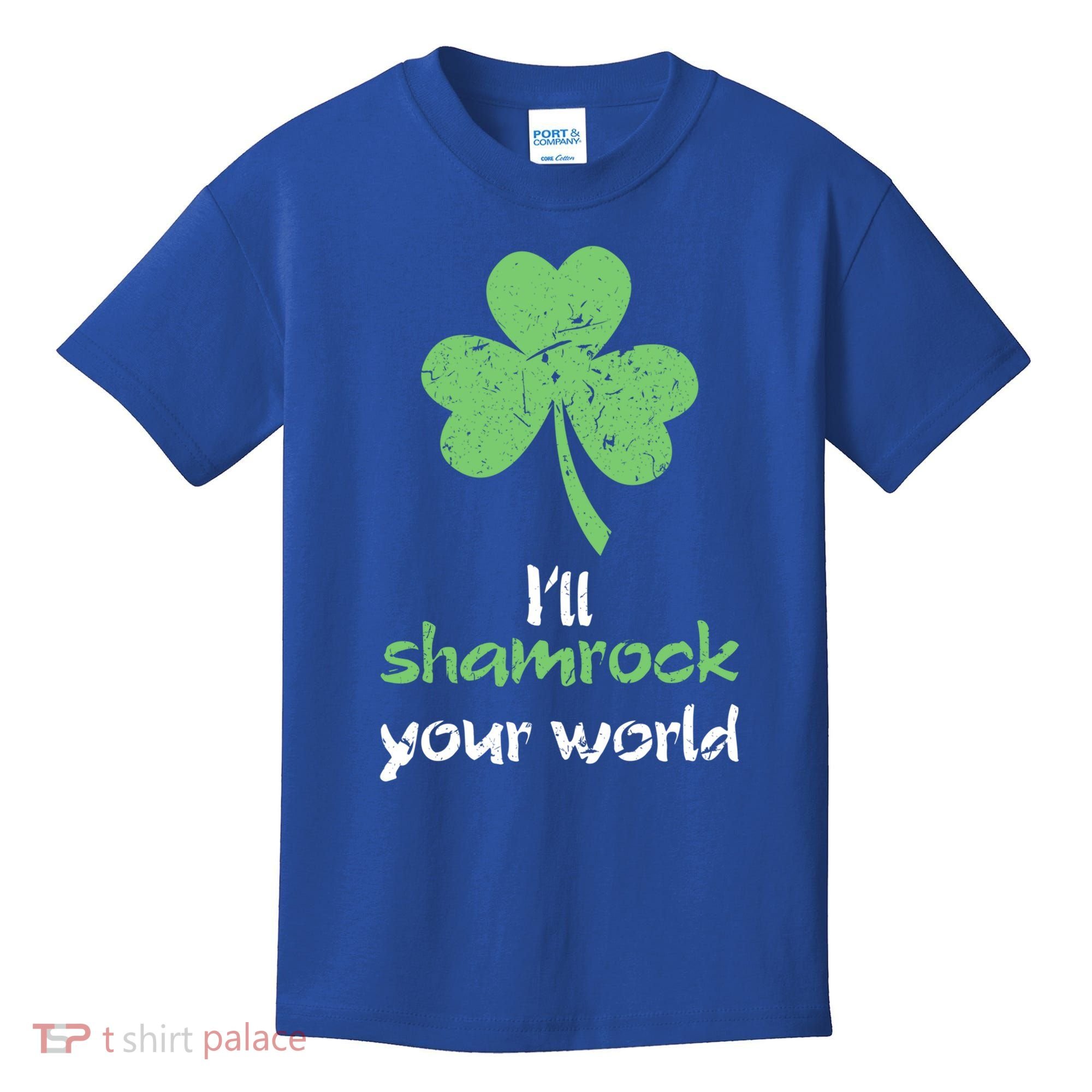I'll Shamrock Your World Saint St Patrick's Paddys Day Gift Kids T-Shirt