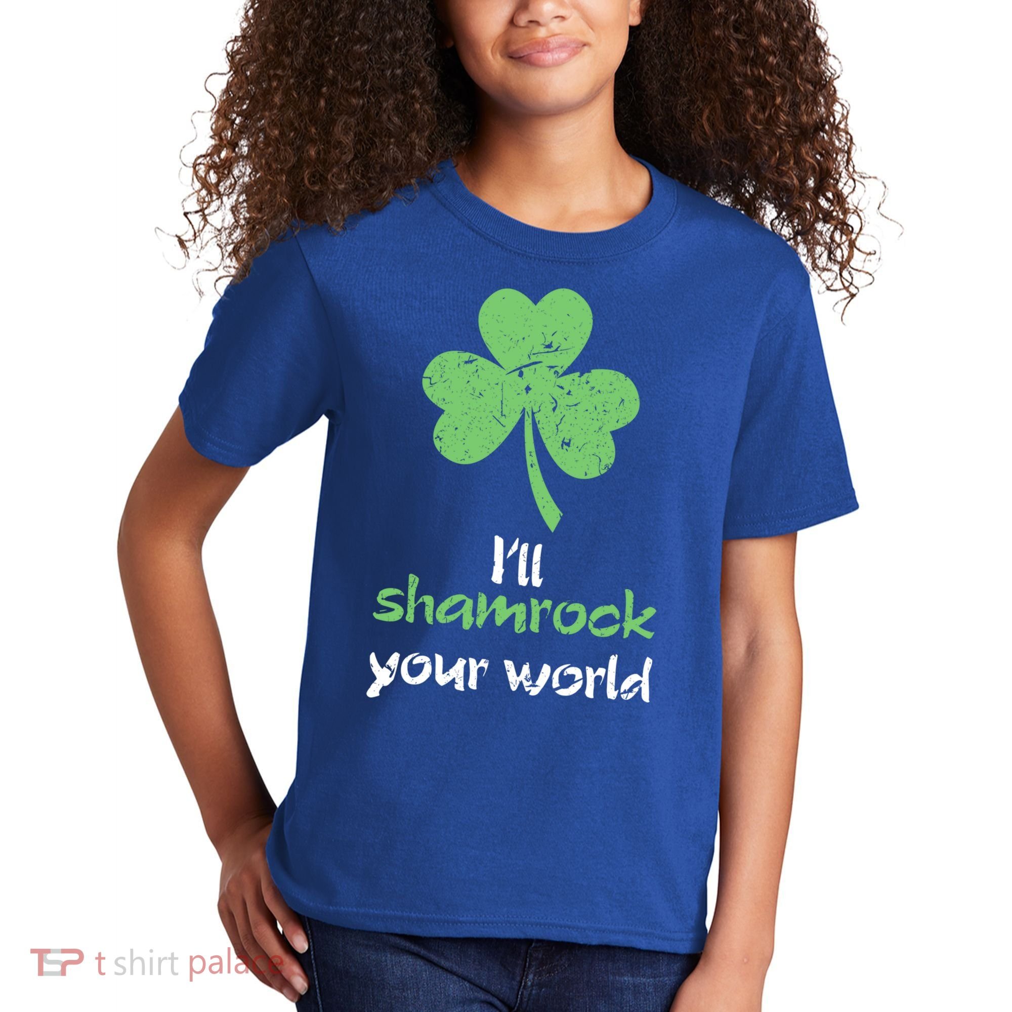 I'll Shamrock Your World Saint St Patrick's Paddys Day Gift Kids T-Shirt