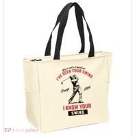 IVe Seen Your Swing I Know Your Swing Trump Golf Tote Bag thumb 2