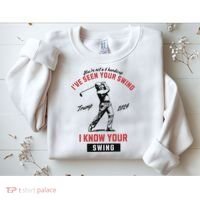 IVe Seen Your Swing I Know Your Swing Trump Golf Sweatshirt thumb 2
