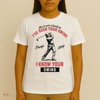 IVe Seen Your Swing I Know Your Swing Trump Golf T-Shirt thumb 4