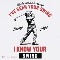 IVe Seen Your Swing I Know Your Swing Trump Golf Women's Hoodie thumb 2