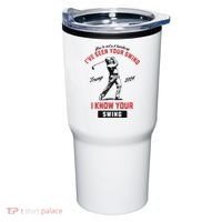 IVe Seen Your Swing I Know Your Swing Trump Golf Tumbler thumb 0